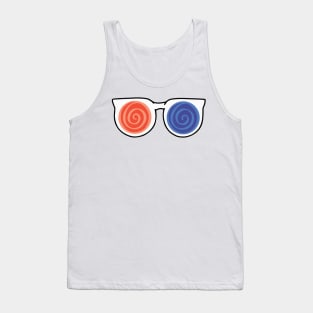 Hypnotic 3D Glasses Tank Top